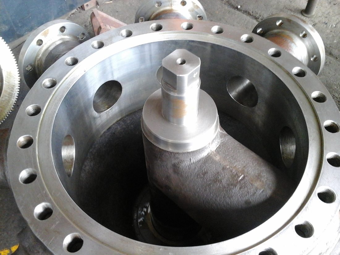 Mecanizado de precisión de componente industrial