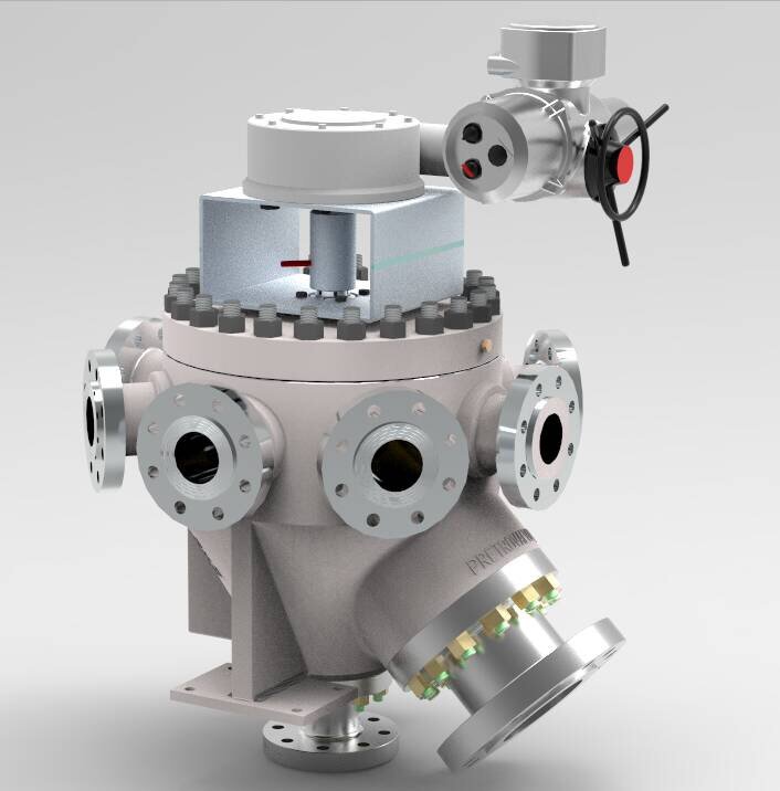 Componente mecánico modelado en SolidWorks