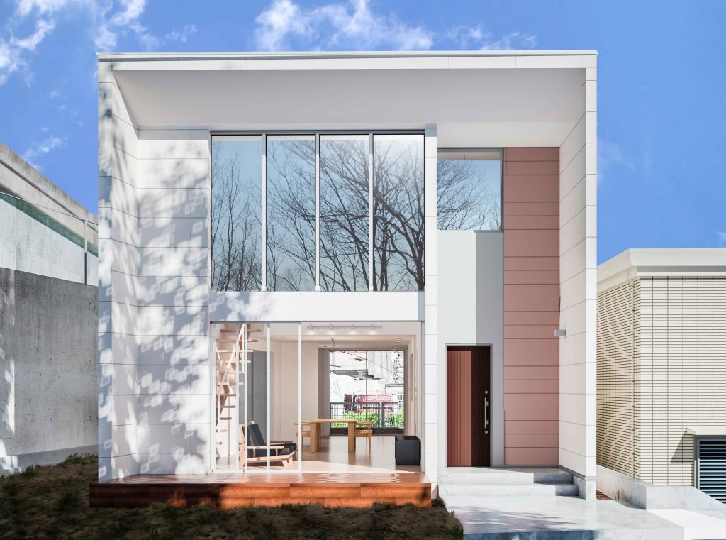 Render exterior de vivienda unifamiliar